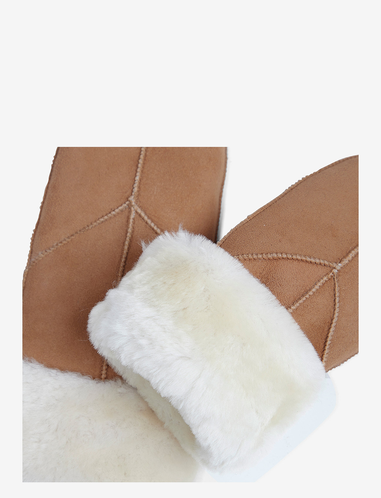 Markberg - JasminMBG Sheepskin Mitten - fäustlinge - cognac - 3
