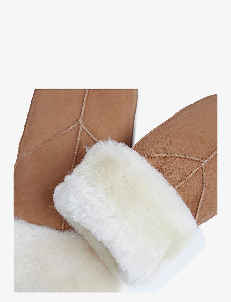 Markberg - JasminMBG Sheepskin Mitten - fäustlinge - cognac - 3