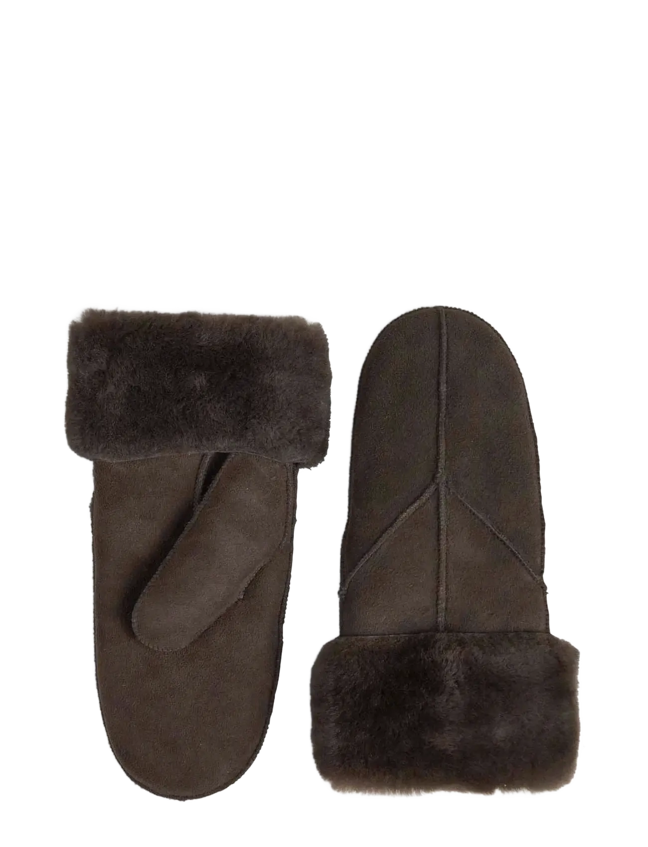 Markberg Jasminmbg Sheepskin Mitten, M/L, Gloves, Braun - Thumb Frauen
