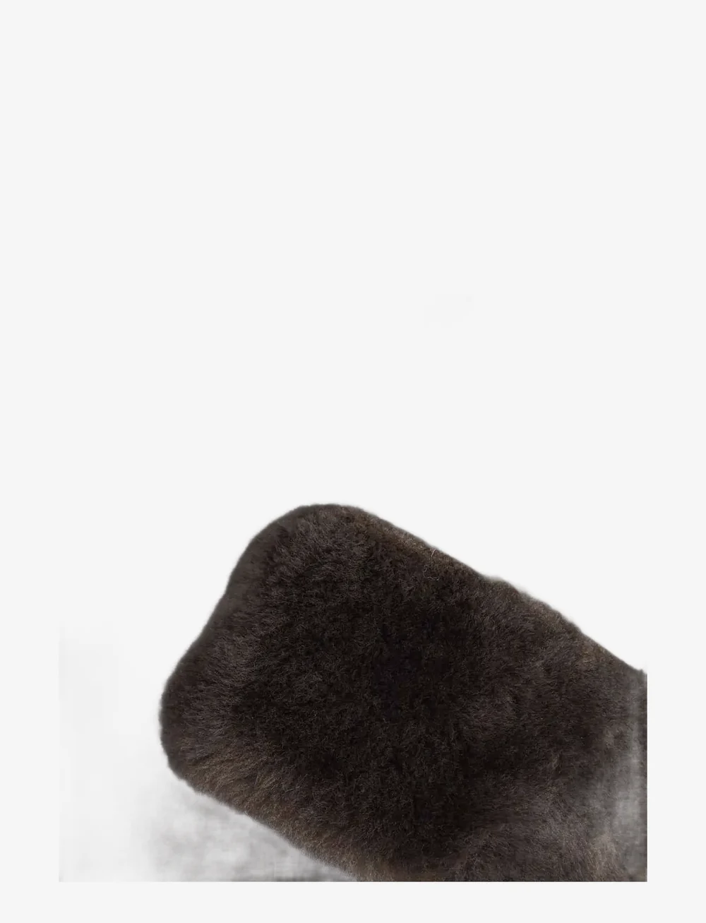 Markberg - JasminMBG Sheepskin Mitten - tumvantar - dark brown - 1