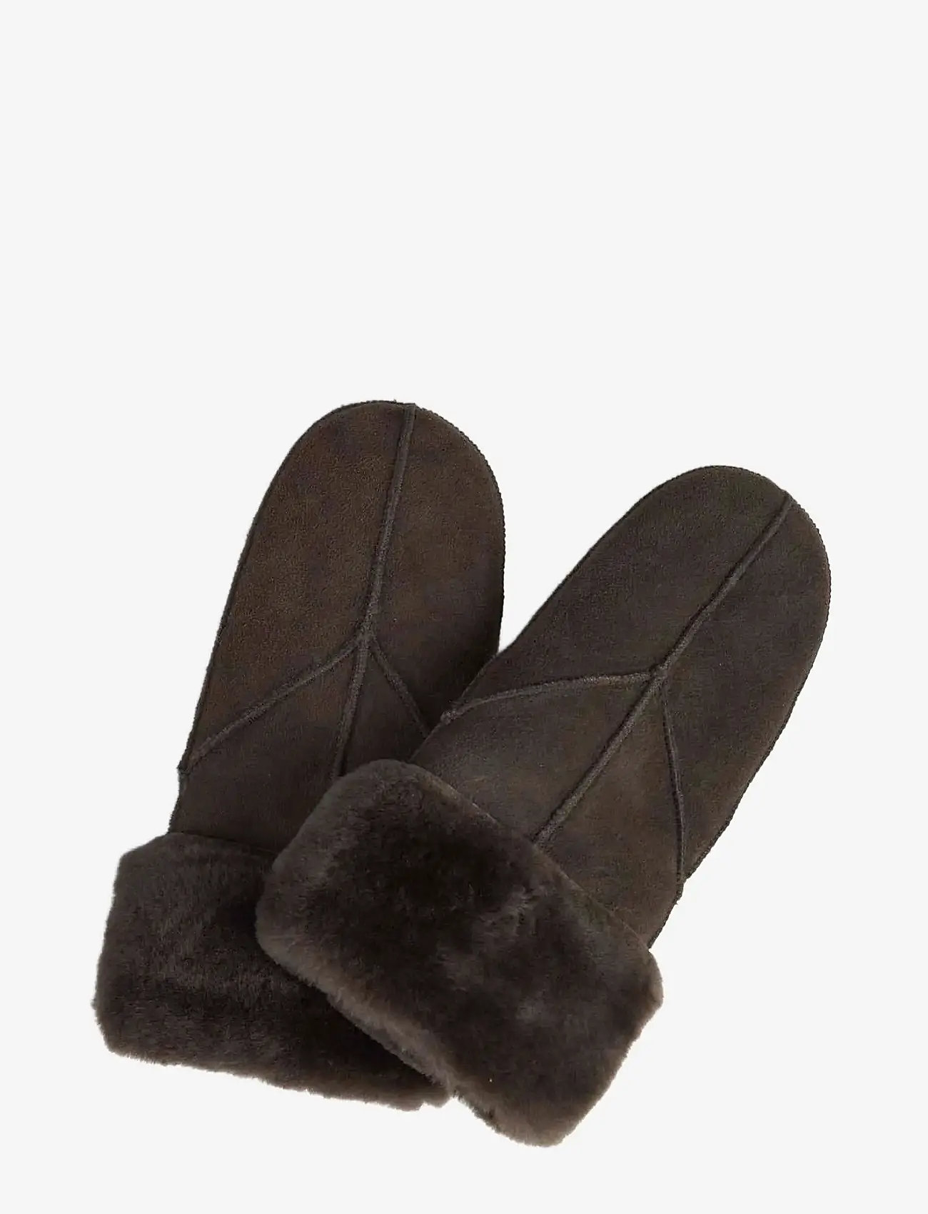 Markberg - JasminMBG Sheepskin Mitten - accessoires - dark brown - 2
