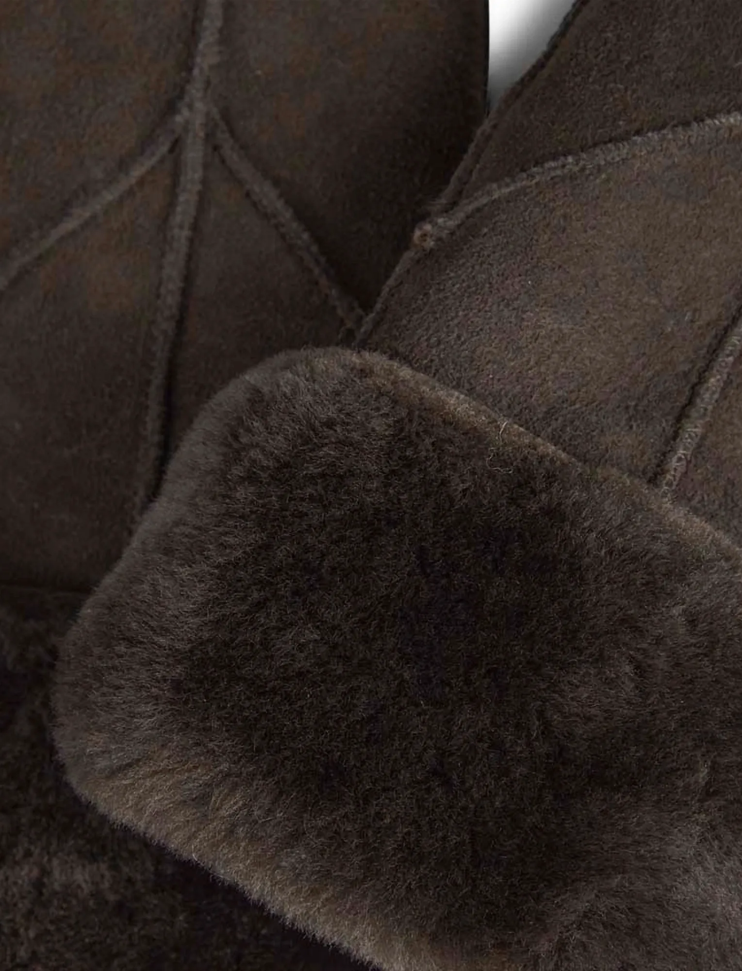 Markberg - JasminMBG Sheepskin Mitten - labakindad - dark brown - 3
