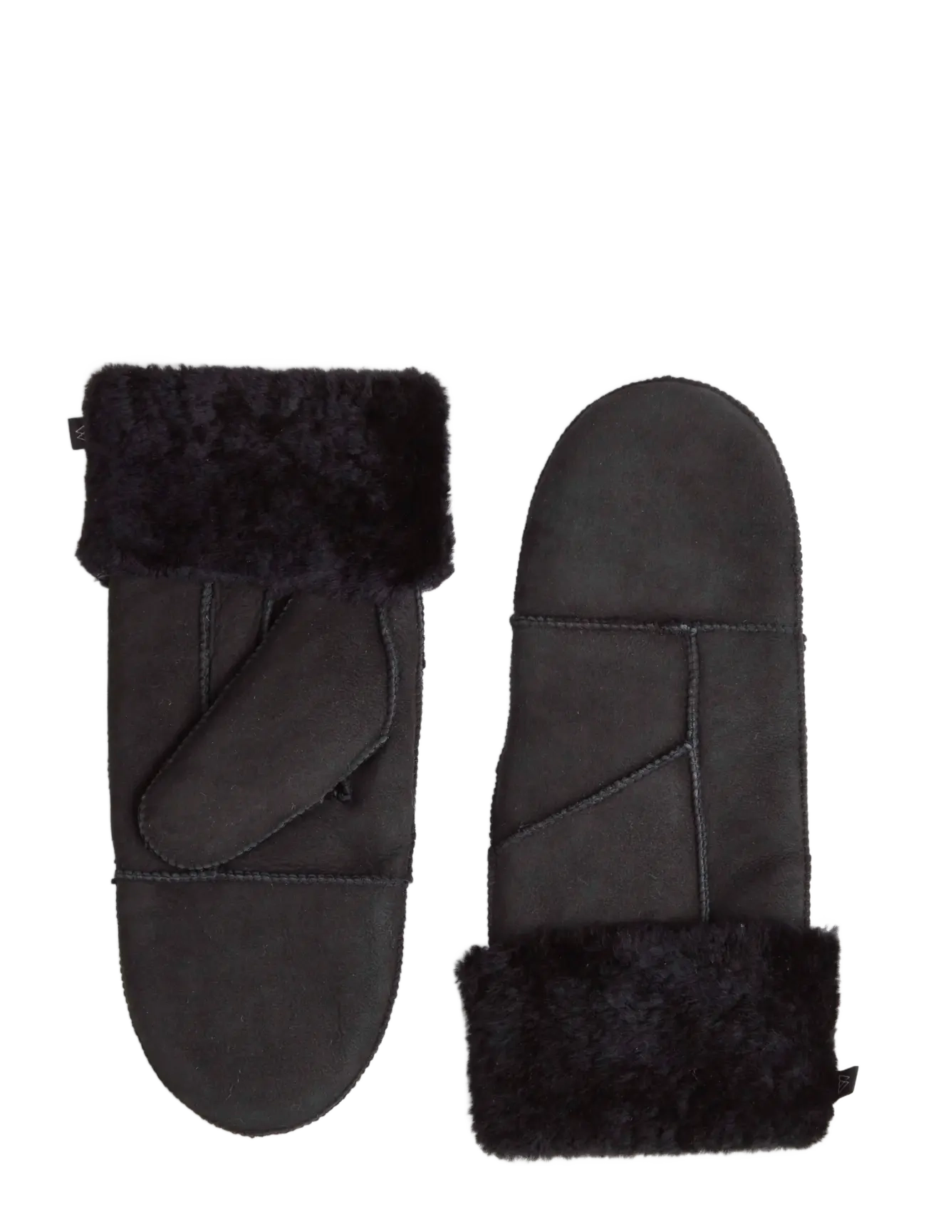 Markberg BellaMBG Sheepskin Mitten - Accessoires - BLACK / black