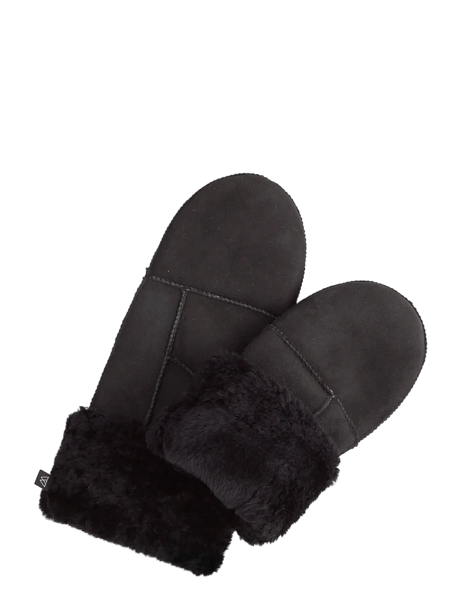 Markberg - BellaMBG Sheepskin Mitten - fäustlinge - black - 1