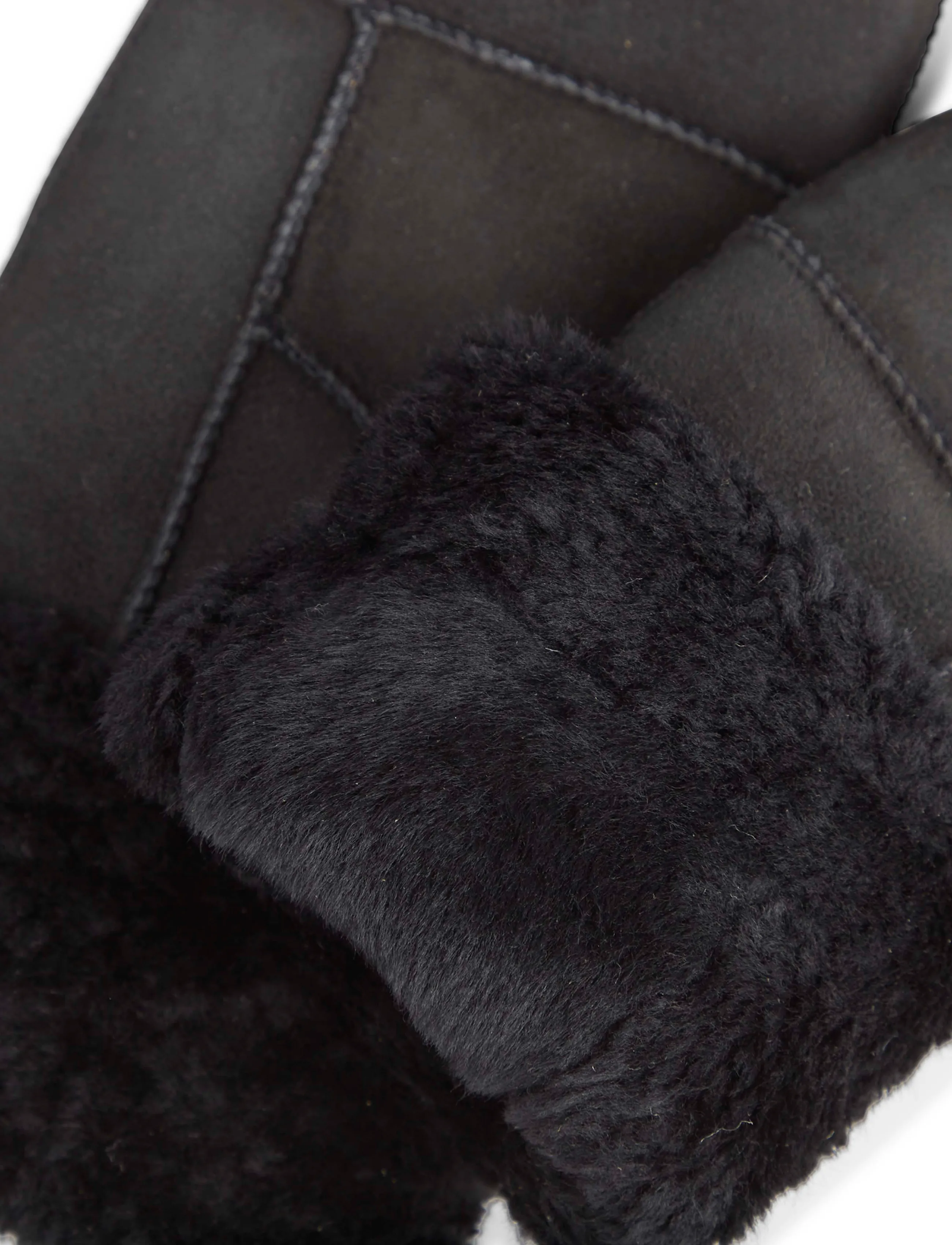 Markberg - BellaMBG Sheepskin Mitten - fäustlinge - black - 2