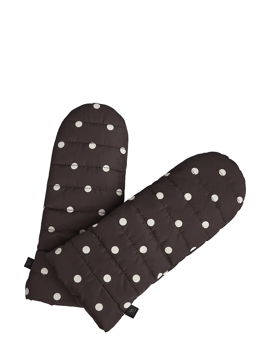 Markberg - CelinaMBG Mitten - luffer - polka dot, brown - 0