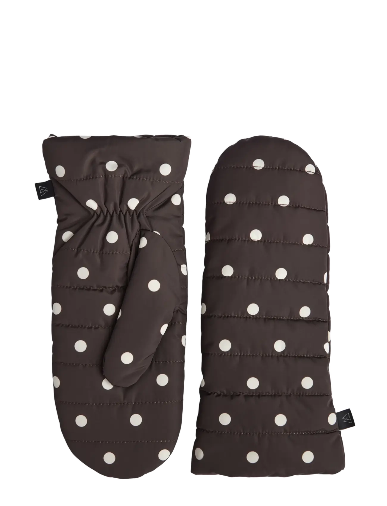 Markberg - CelinaMBG Mitten - luffer - polka dot, brown - 1