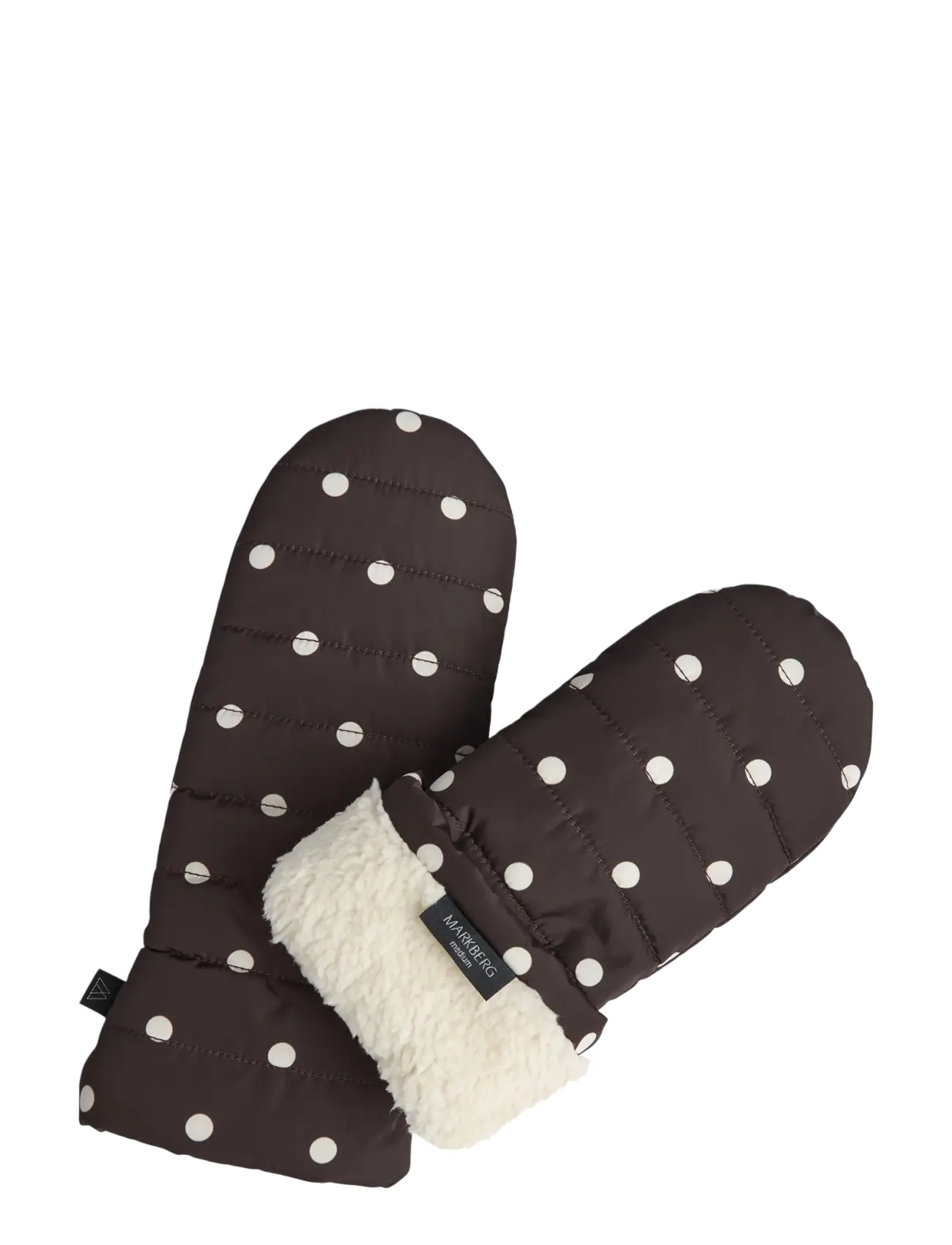 Markberg - CelinaMBG Mitten - luffer - polka dot, brown - 2