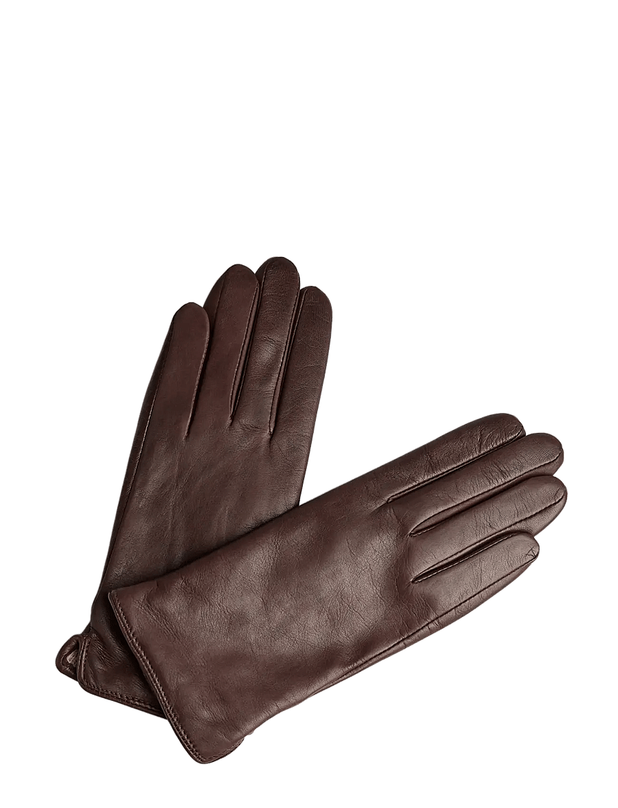 Markberg - VilmaMBG Glove - lederhandschuhe - dark brown - 0