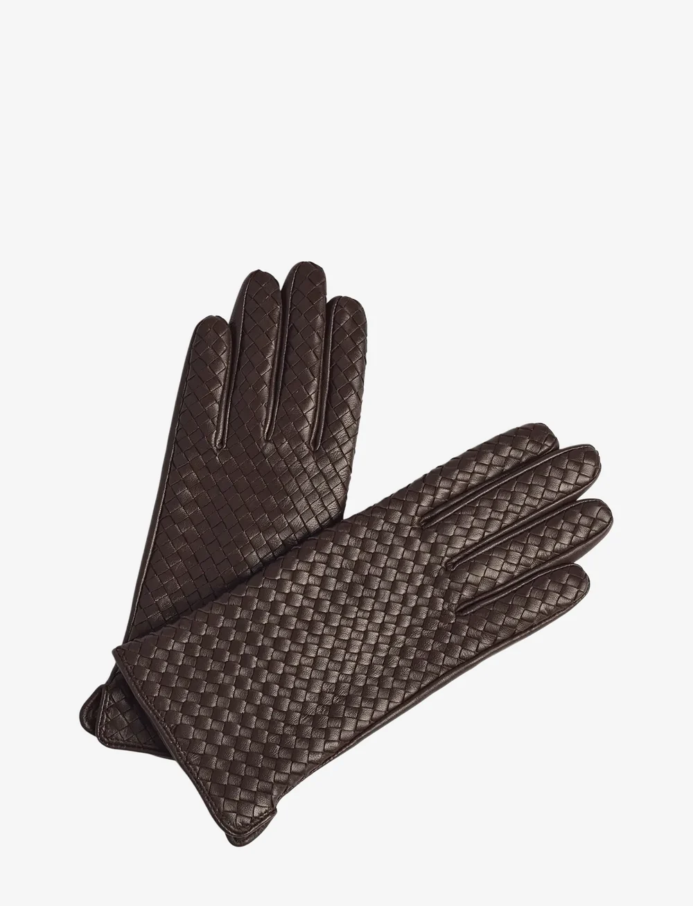 Markberg - MeliaMBG Glove, Weave - fingerhandschuhe - dark brown - 0