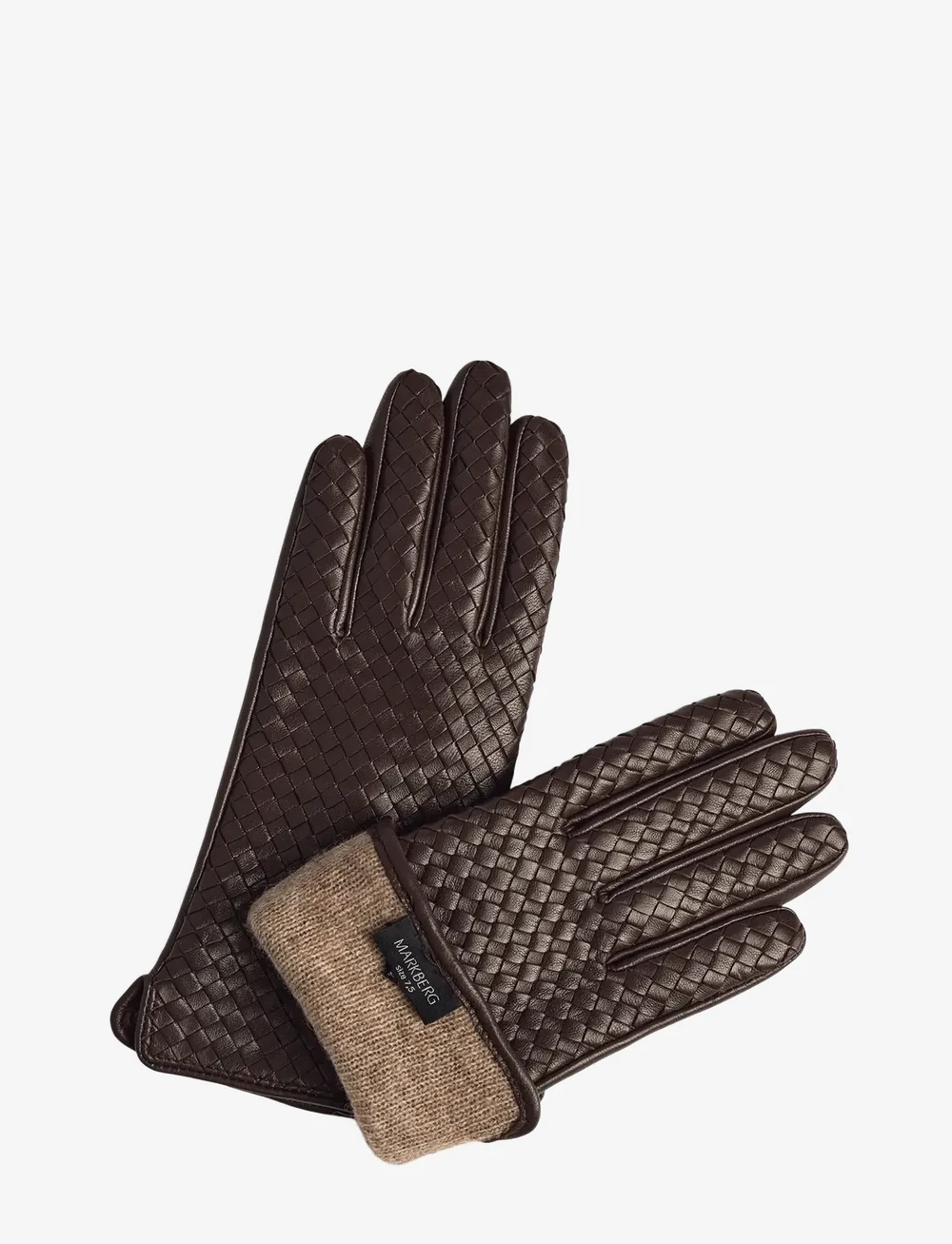 Markberg - MeliaMBG Glove, Weave - fingerhandschuhe - dark brown - 2