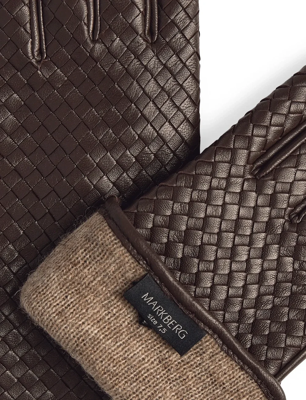 Markberg - MeliaMBG Glove, Weave - fingerhandschuhe - dark brown - 3