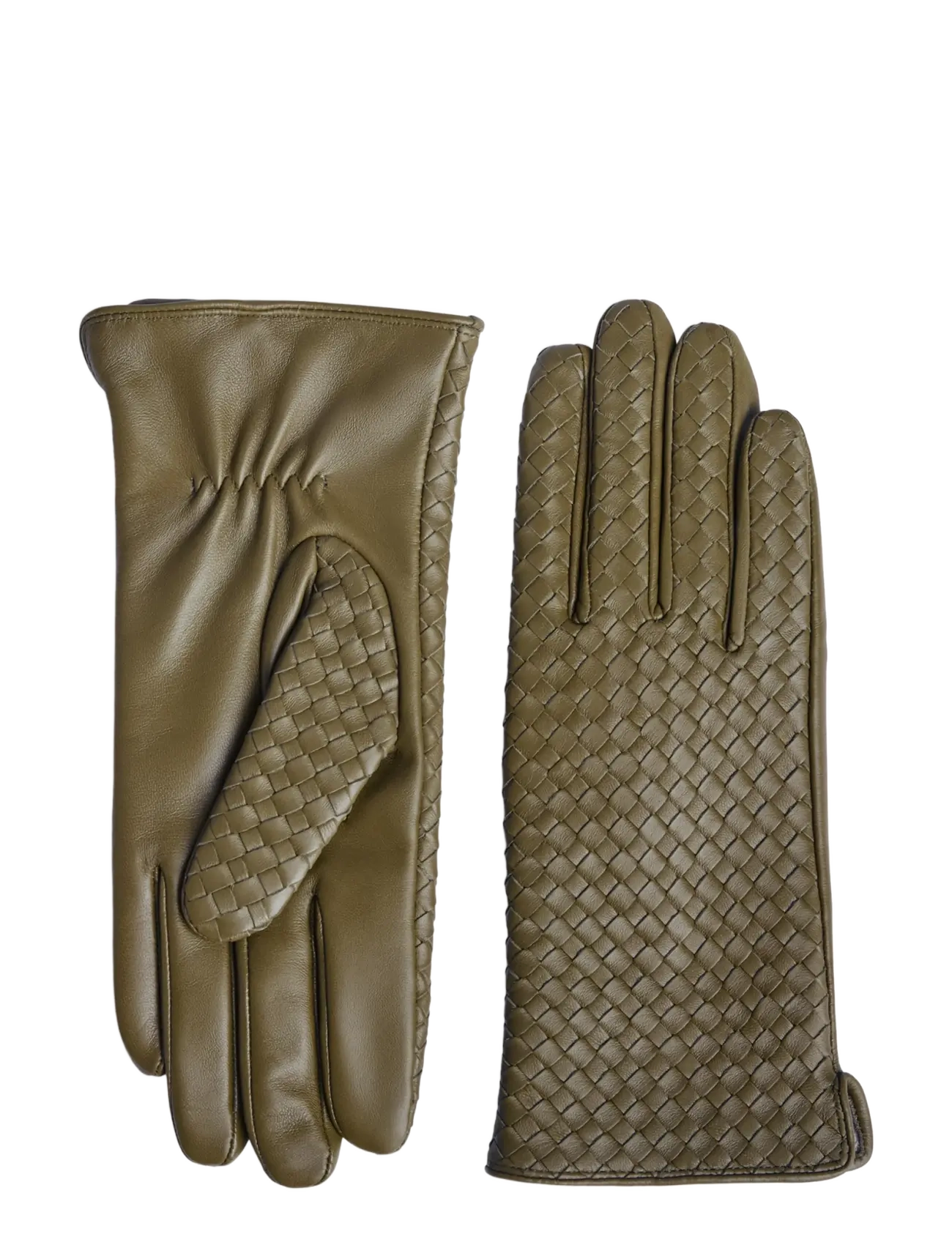 Markberg - MeliaMBG Glove, Weave - lederhandschuhe - ivy green - 1