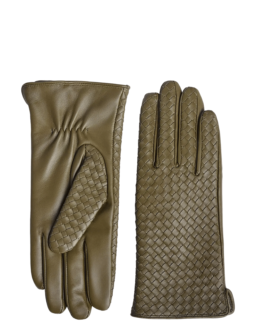 Markberg - MeliaMBG Glove, Weave - lederhandschuhe - ivy green - 1