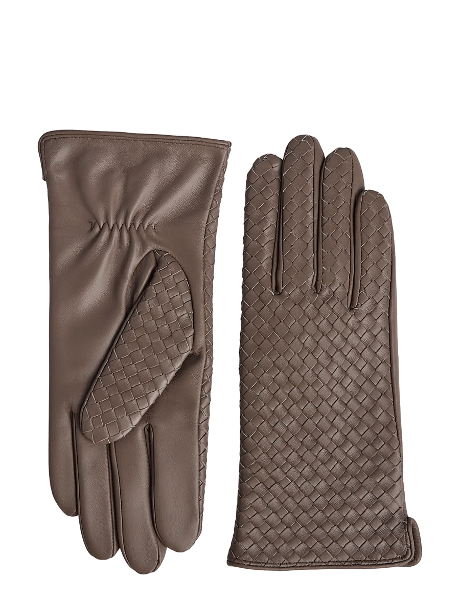 Markberg - MeliaMBG Glove, Weave - lederhandschuhe - major brown - 1