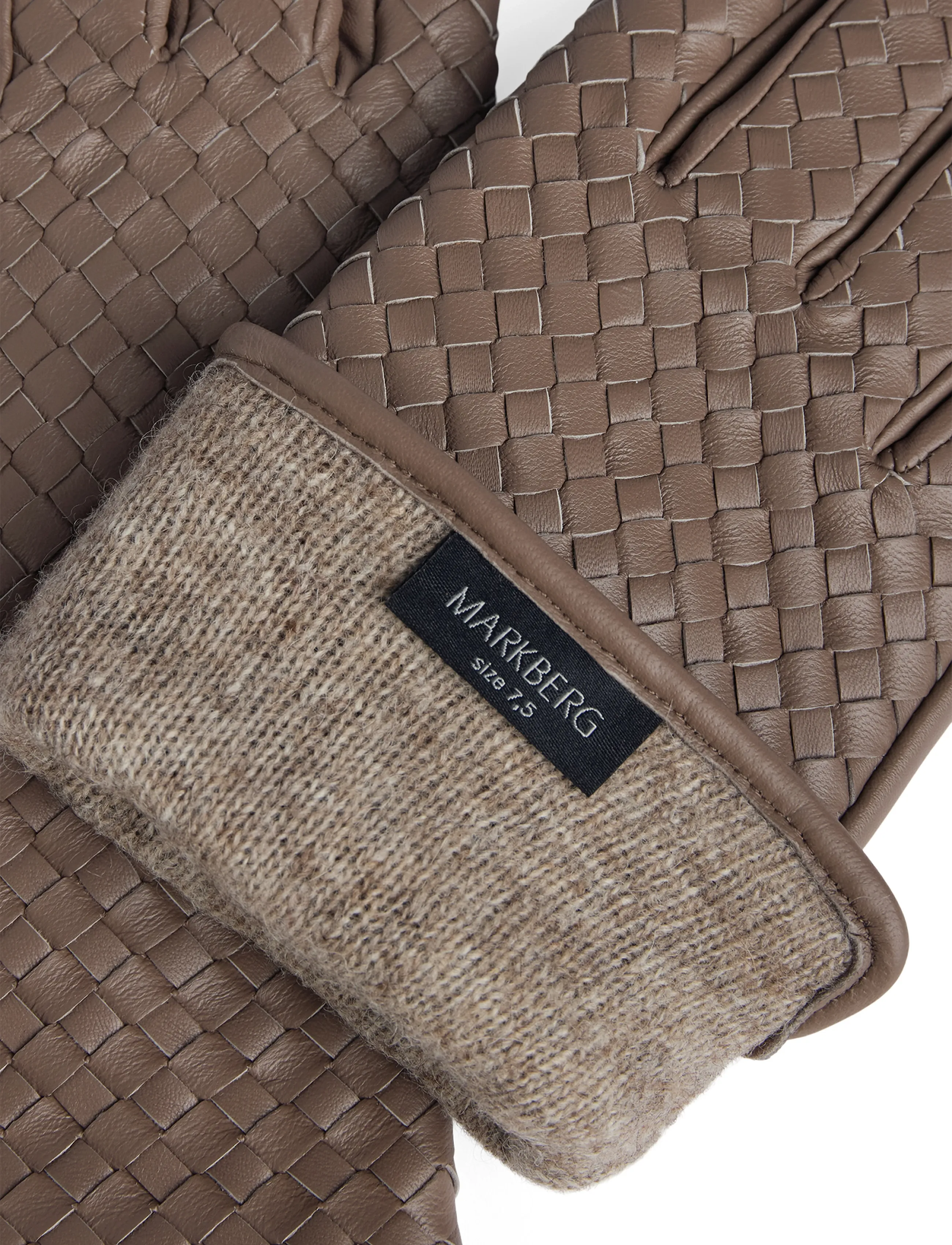 Markberg - MeliaMBG Glove, Weave - lederhandschuhe - major brown - 3