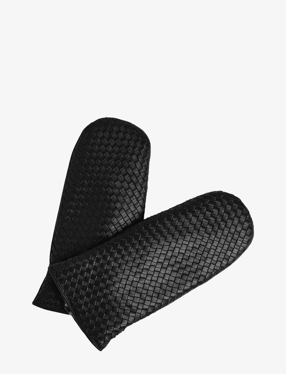 Markberg - EmbaMBG Mitten, Weave - mittens - black - 0