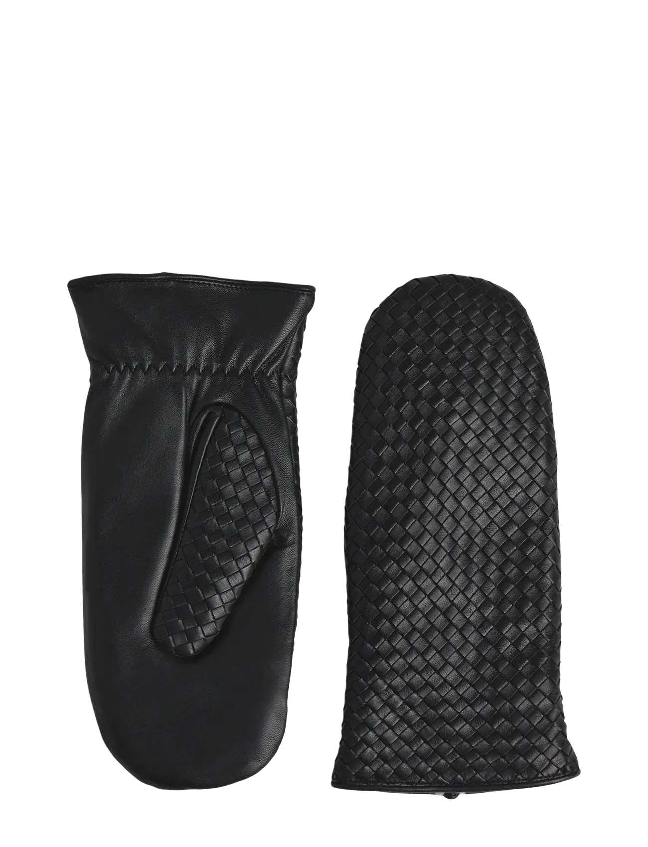 Markberg - EmbaMBG Mitten, Weave - accessories - black - 1