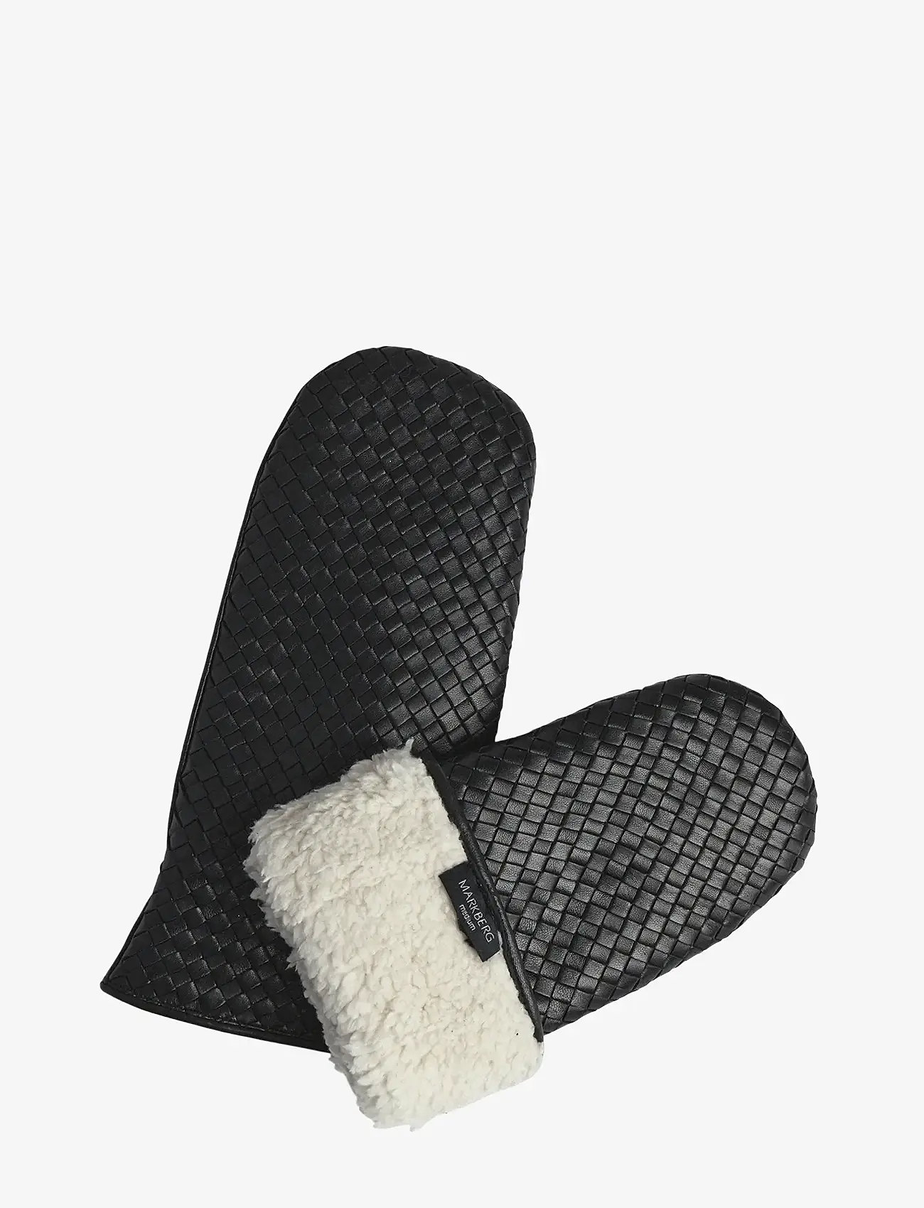 Markberg - EmbaMBG Mitten, Weave - asusteet - black - 2