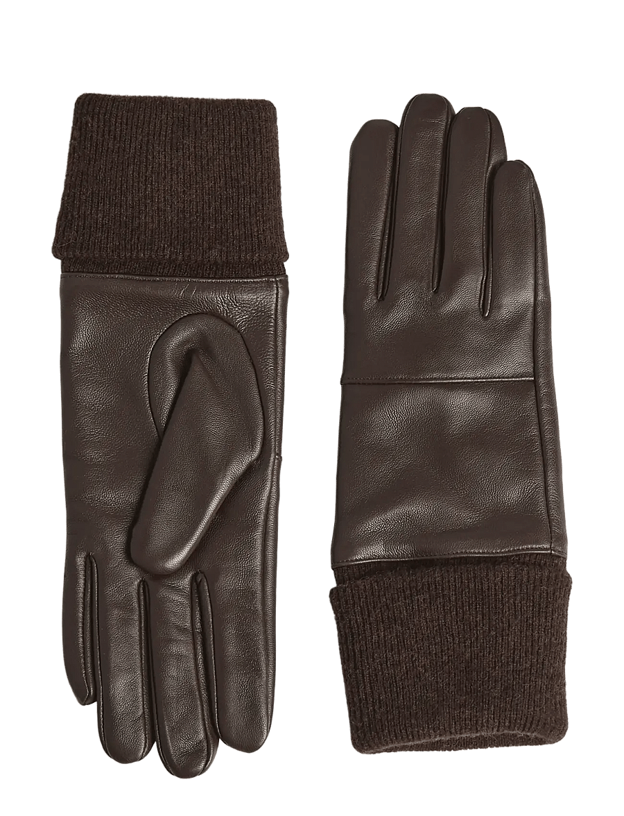 Markberg - CyrusMBG Glove - nahast kindad - dark brown - 1