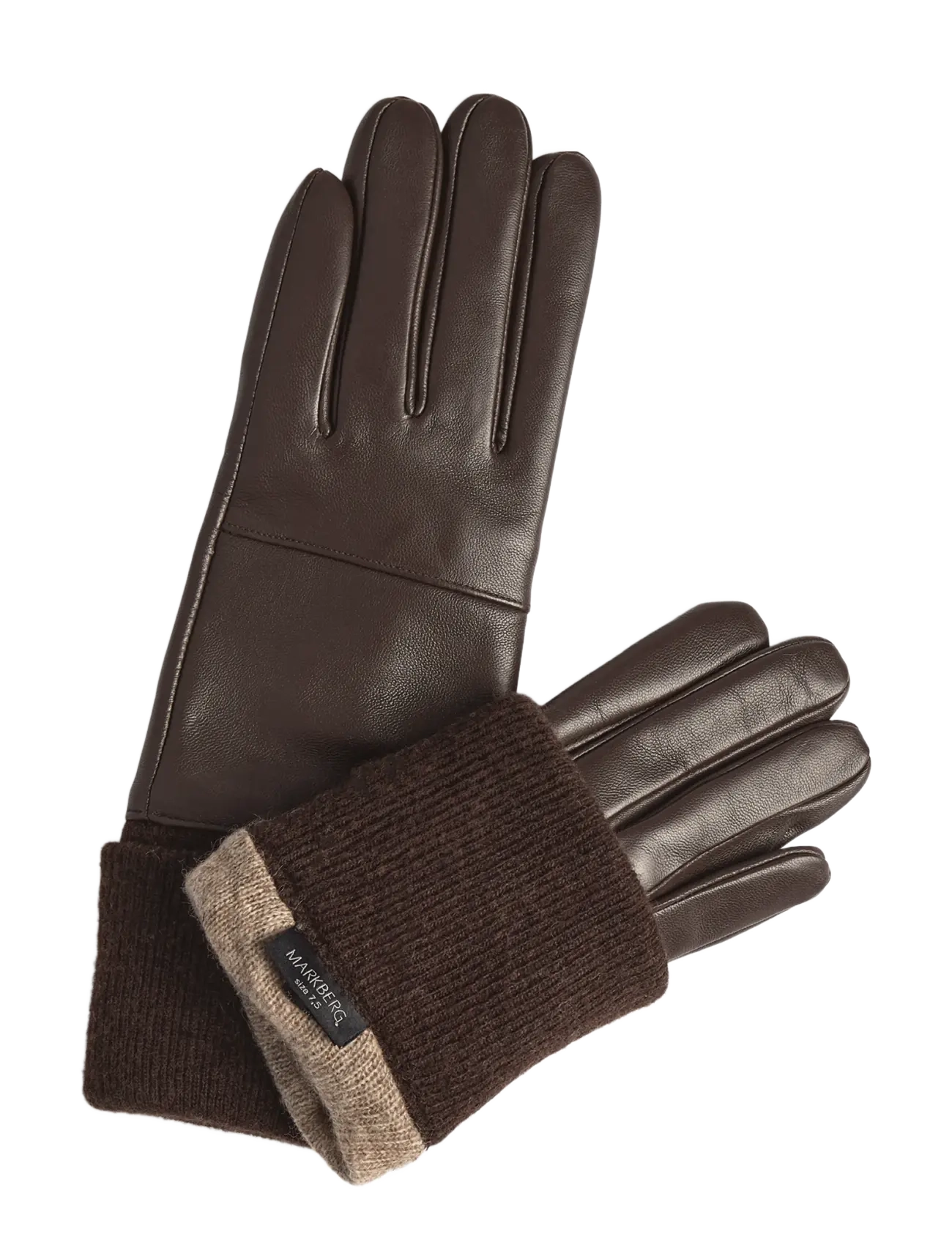 Markberg - CyrusMBG Glove - nahast kindad - dark brown - 2
