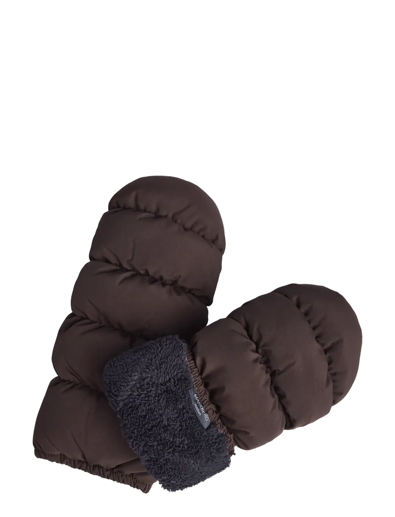 Markberg - CaiaMBG Puffer Mitten - labakindad - espresso brown - 2