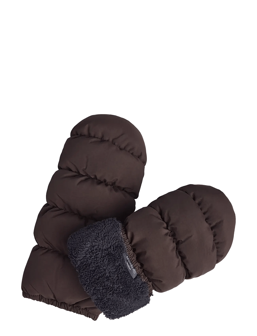 Markberg - CaiaMBG Puffer Mitten - labakindad - espresso brown - 2