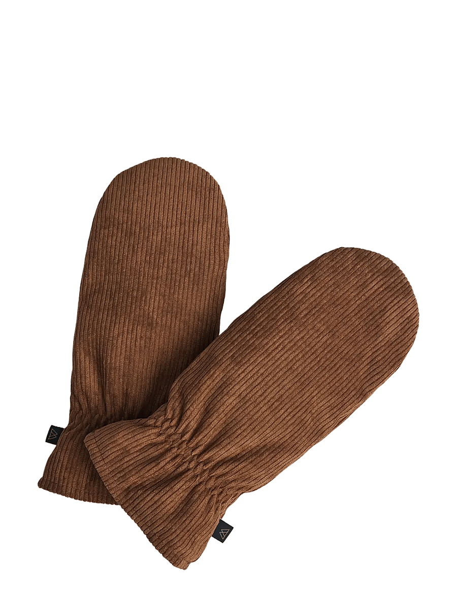 Markberg - AnoukMBG Mitten, Corduroy - fäustlinge - cognac - 0