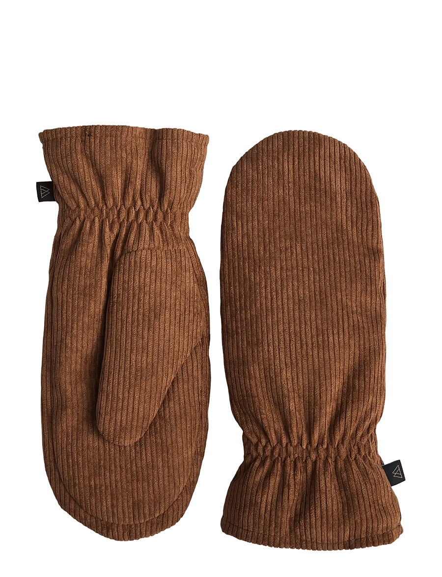 Markberg - AnoukMBG Mitten, Corduroy - fäustlinge - cognac - 1