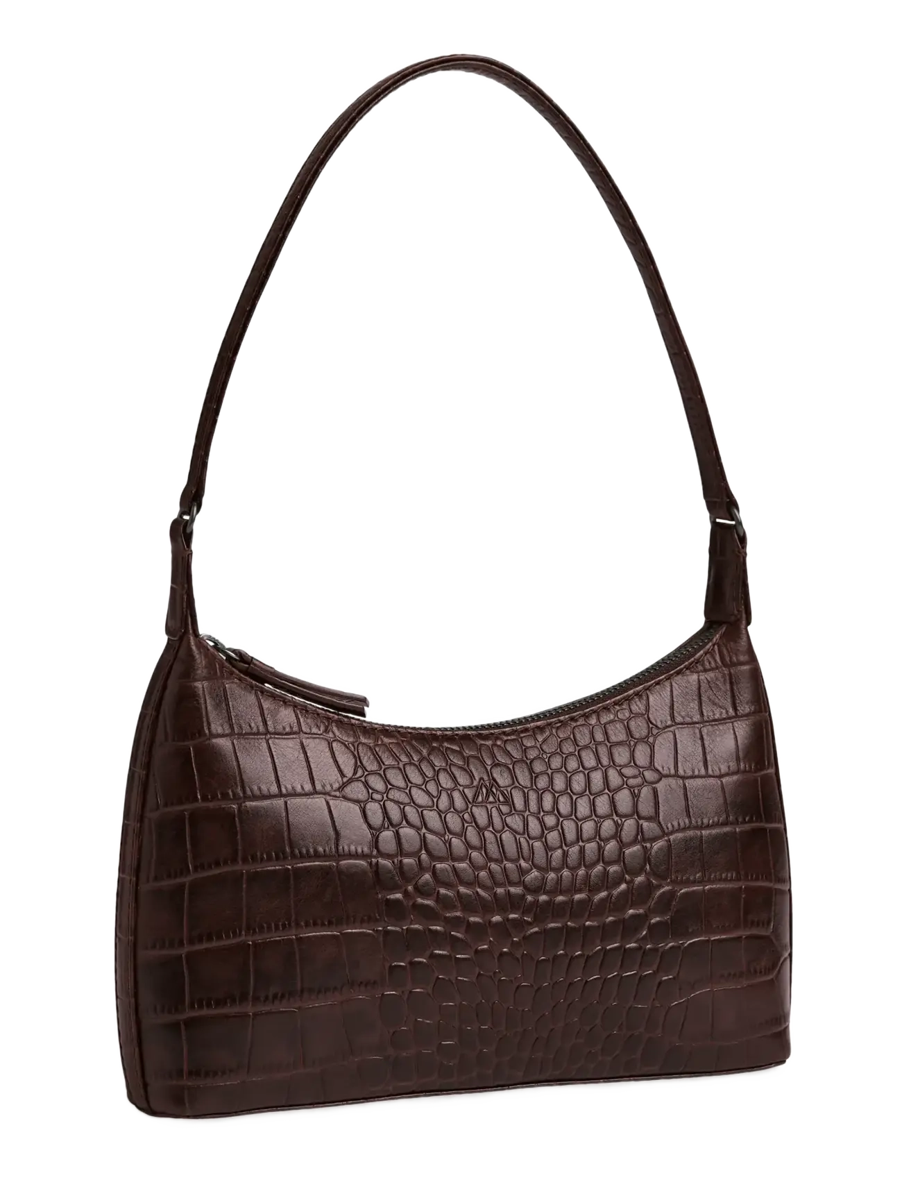 Markberg - FeliciaMBG Bag, Croco - axelremsväskor - espresso brown - 1