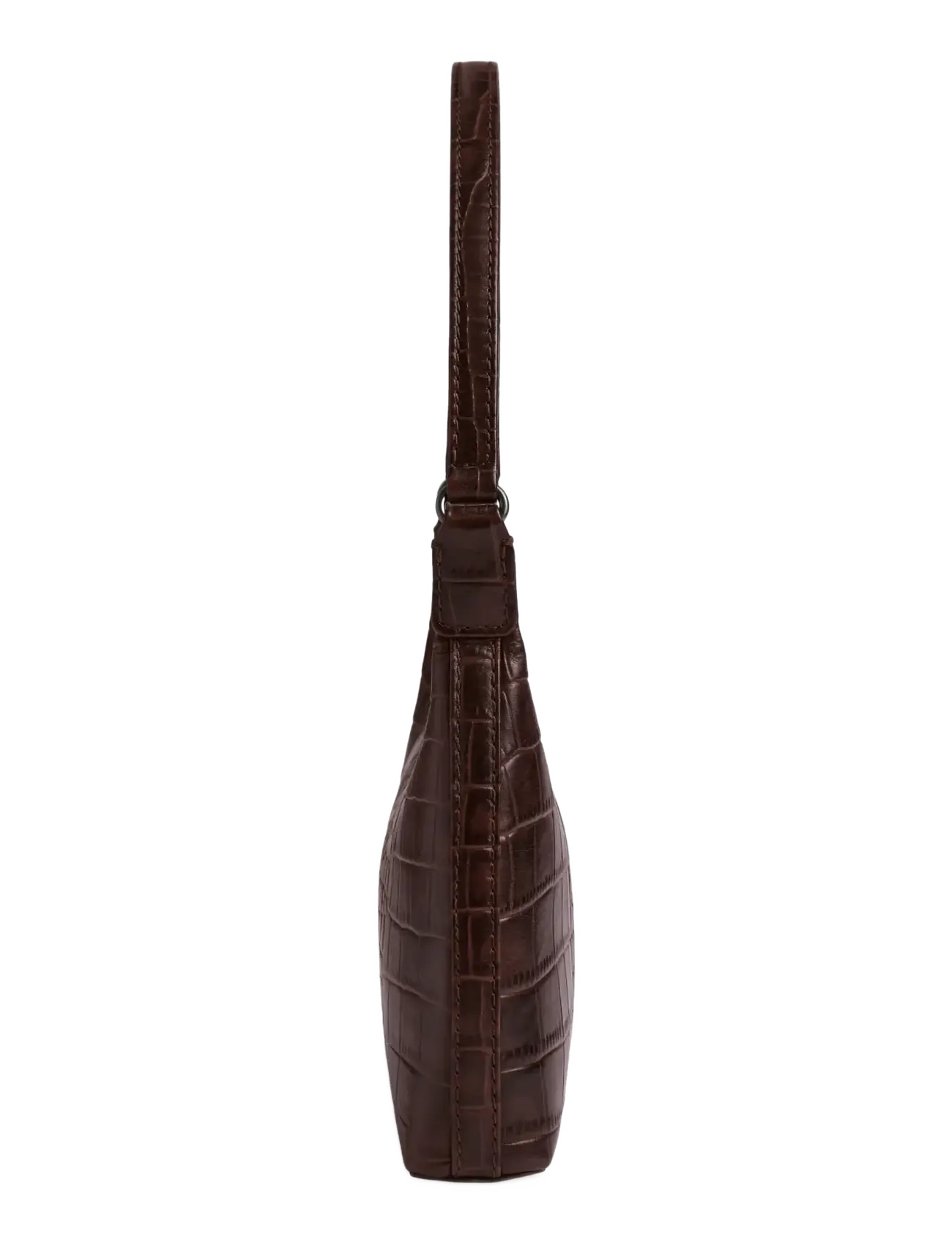 Markberg - FeliciaMBG Bag, Croco - axelremsväskor - espresso brown - 2