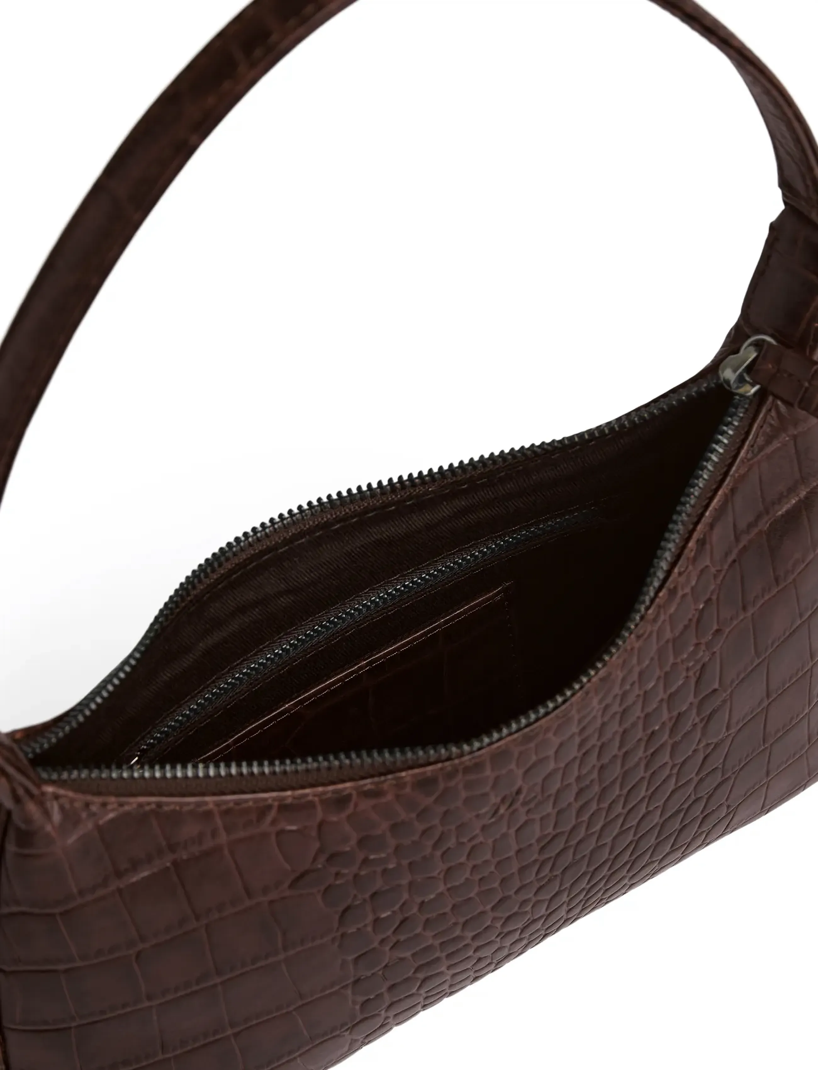 Markberg - FeliciaMBG Bag, Croco - axelremsväskor - espresso brown - 3