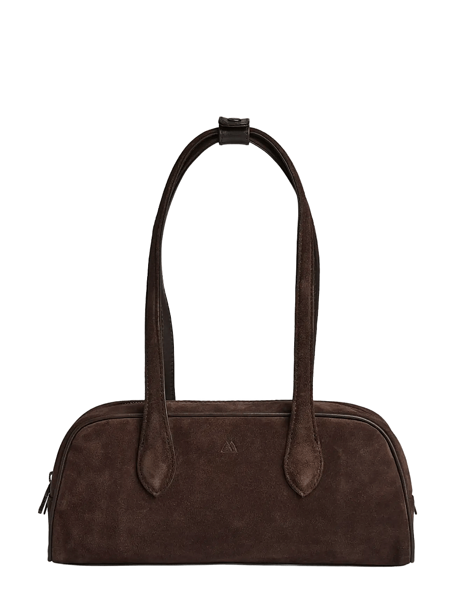 Markberg - EdenaMBG Bag, Suede - speciella tillfällen - dark brown - 1