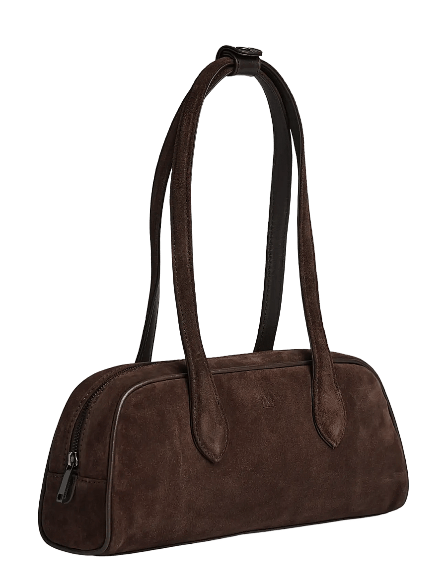 Markberg - EdenaMBG Bag, Suede - speciella tillfällen - dark brown - 2