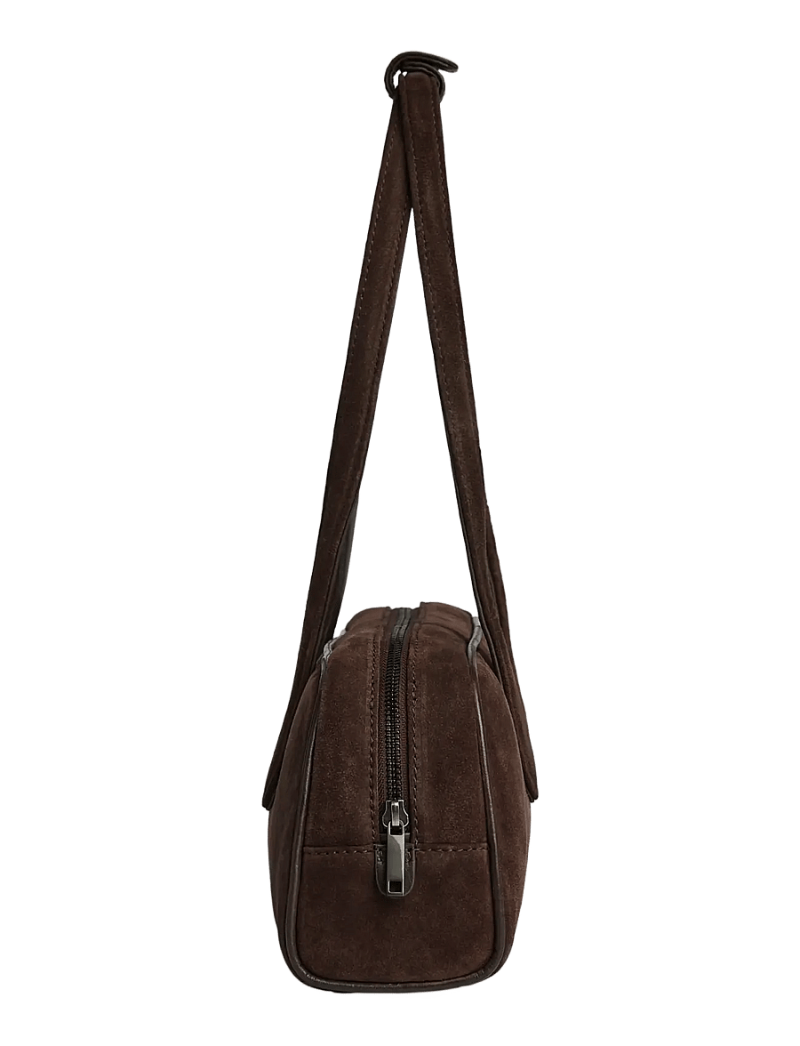 Markberg - EdenaMBG Bag, Suede - speciella tillfällen - dark brown - 3