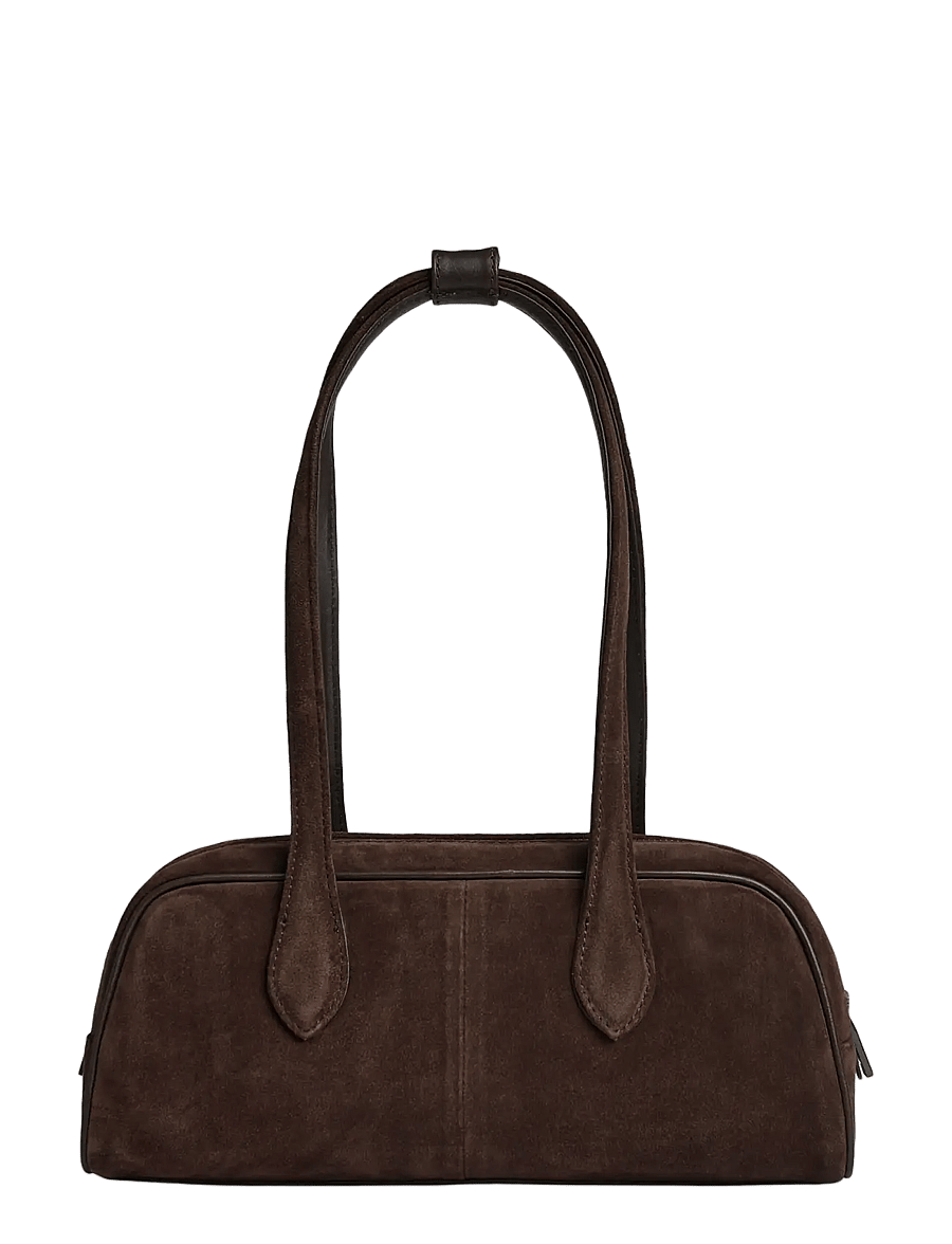 Markberg - EdenaMBG Bag, Suede - speciella tillfällen - dark brown - 4