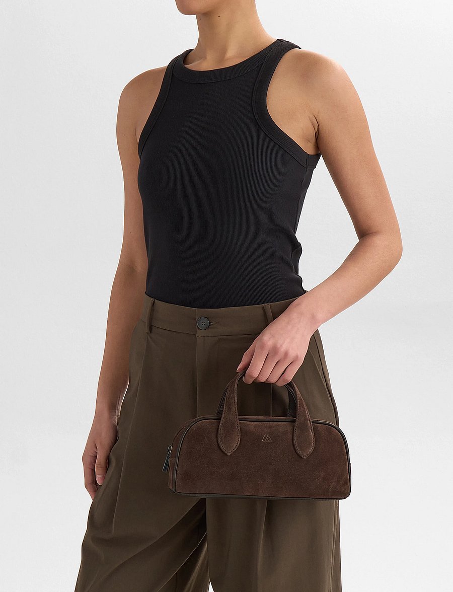 Markberg - ThoraMBG Bag, Suede - særlige begivenheder - dark brown - 0