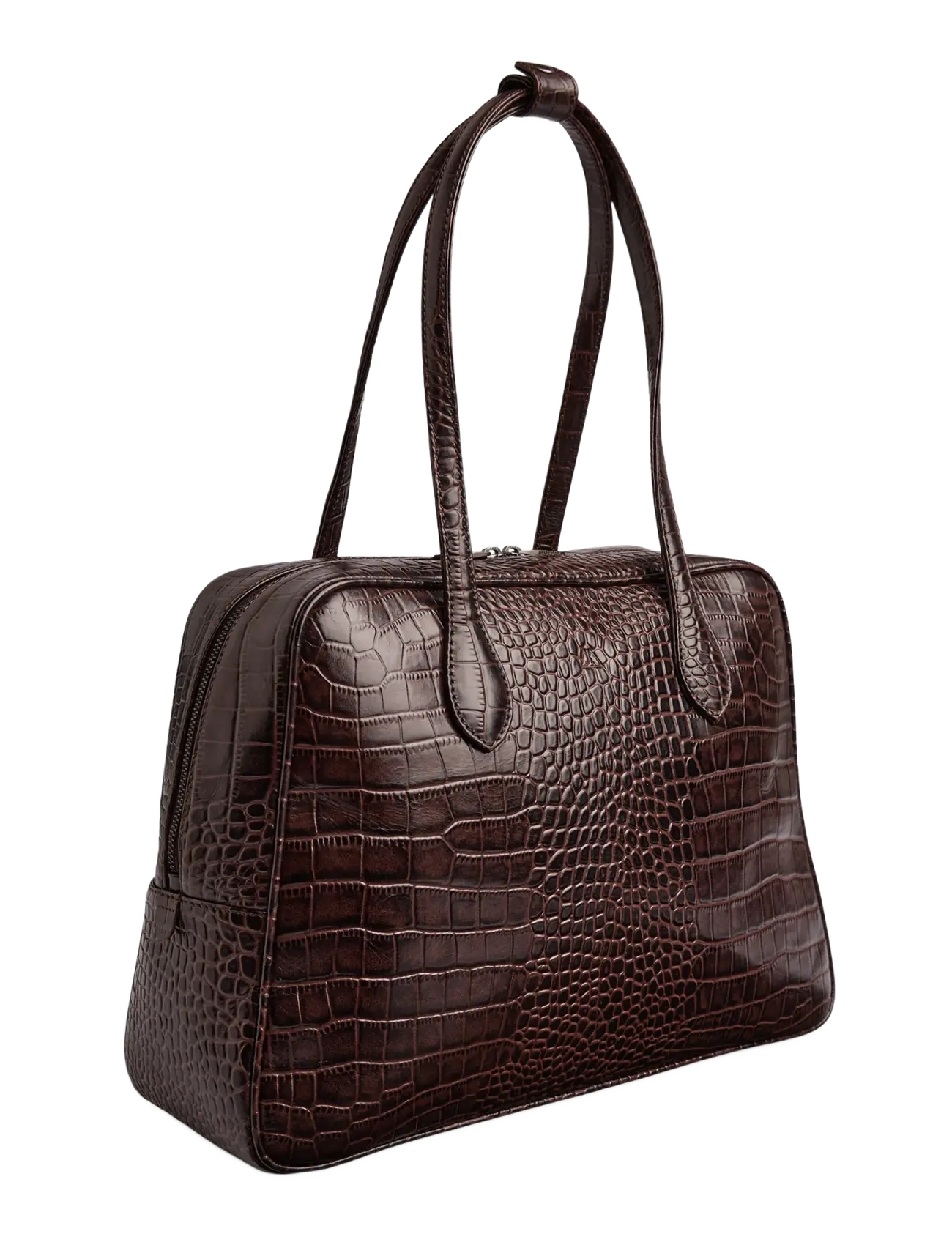 Markberg - ElaraMBG Work Bag, Croco - espresso brown - 2