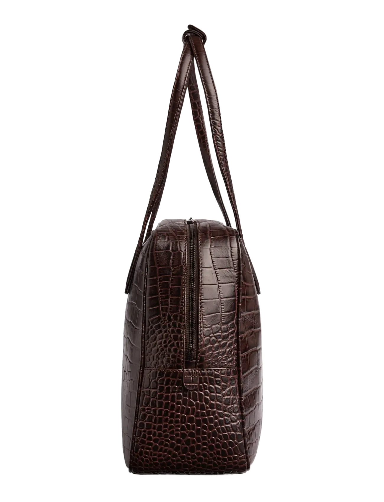 Markberg - ElaraMBG Work Bag, Croco - espresso brown - 3