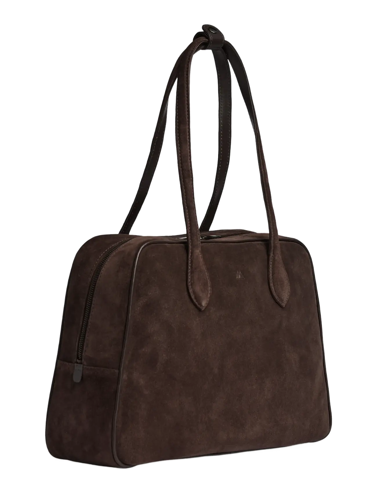 Markberg - ElaraMBG Work Bag, Suede - dark brown - 2