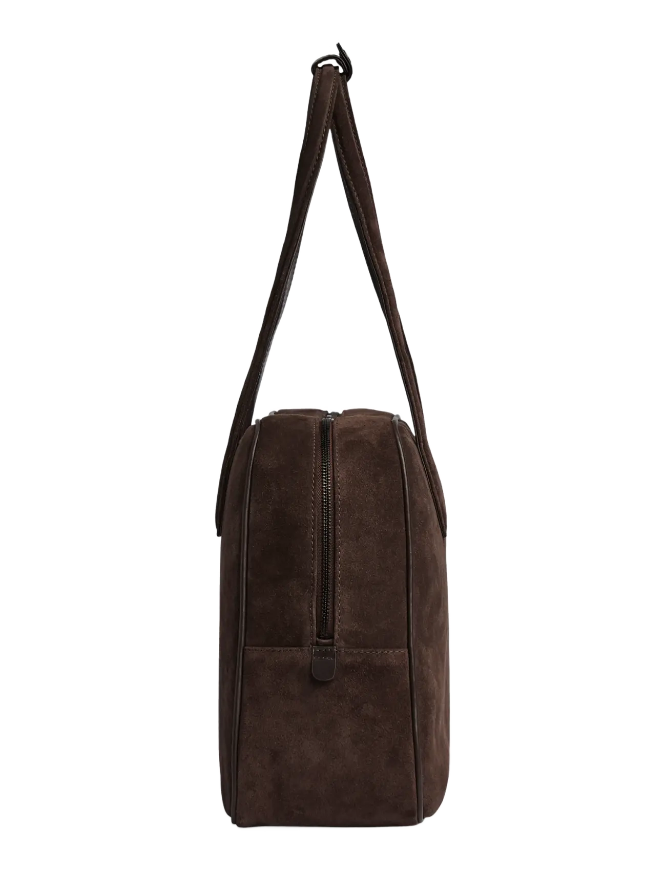 Markberg - ElaraMBG Work Bag, Suede - dark brown - 3