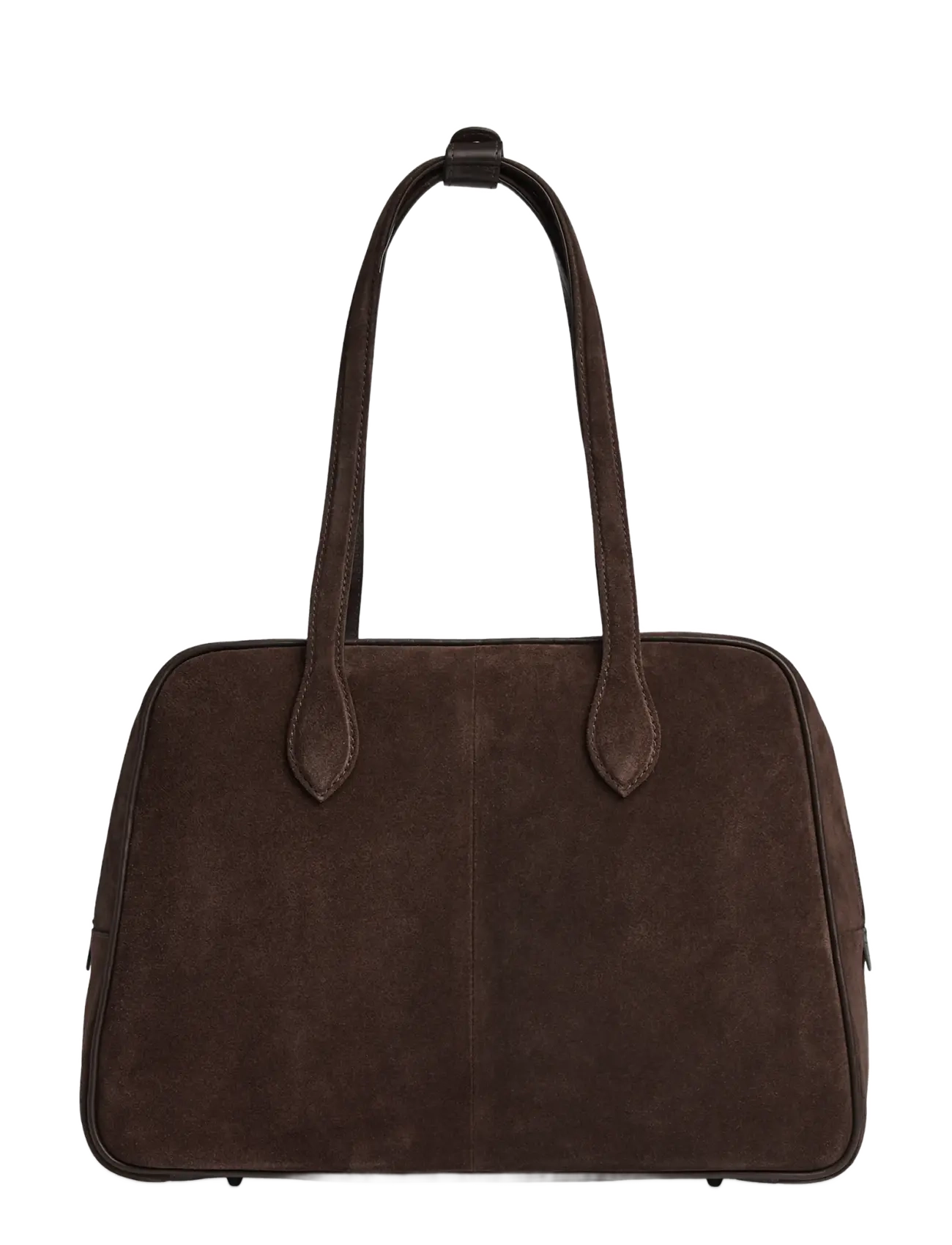 Markberg - ElaraMBG Work Bag, Suede - dark brown - 4