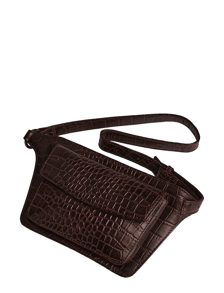Markberg - ZayaMBG Belt Bag, Croco - moetrendid - espresso brown - 1