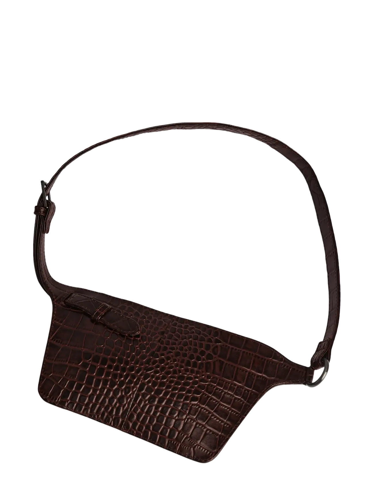 Markberg - ZayaMBG Belt Bag, Croco - espresso brown - 3