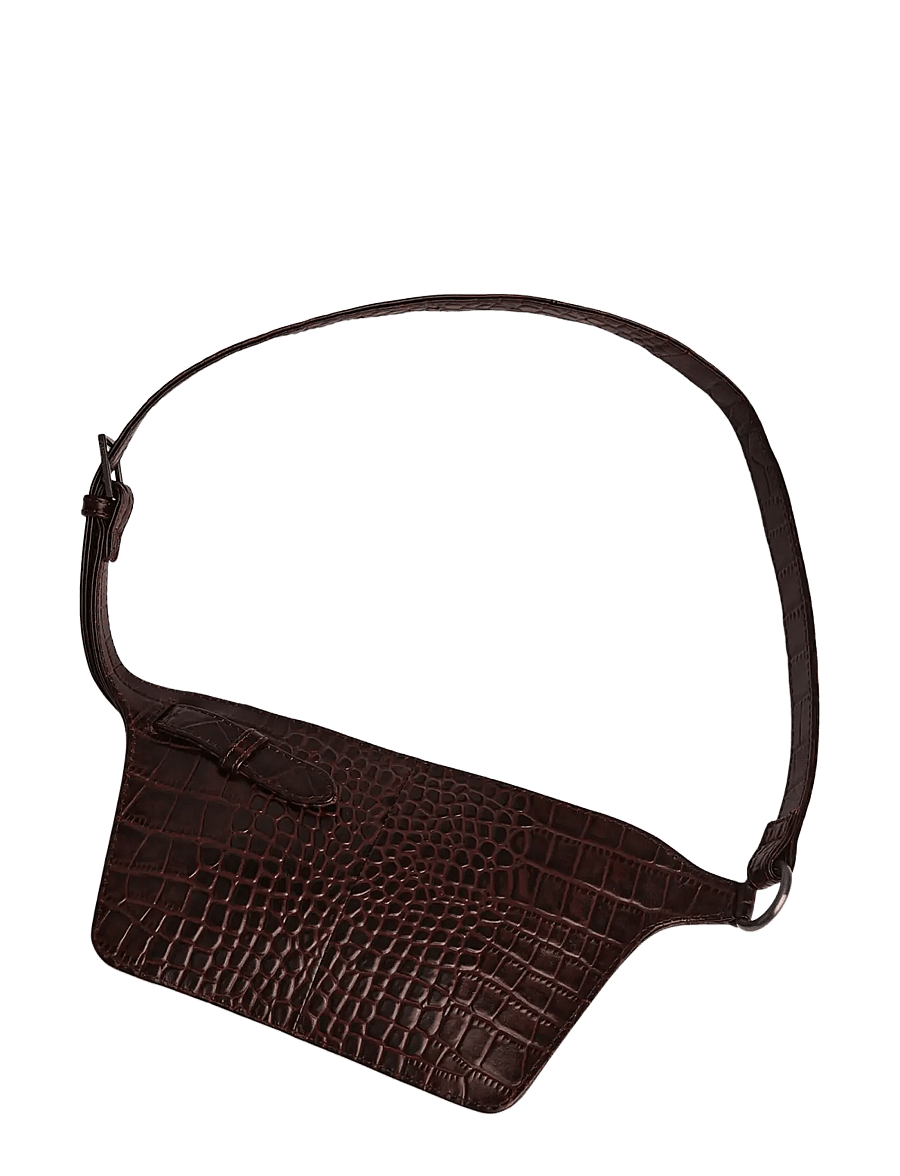 Markberg - ZayaMBG Belt Bag, Croco - moetrendid - espresso brown - 3