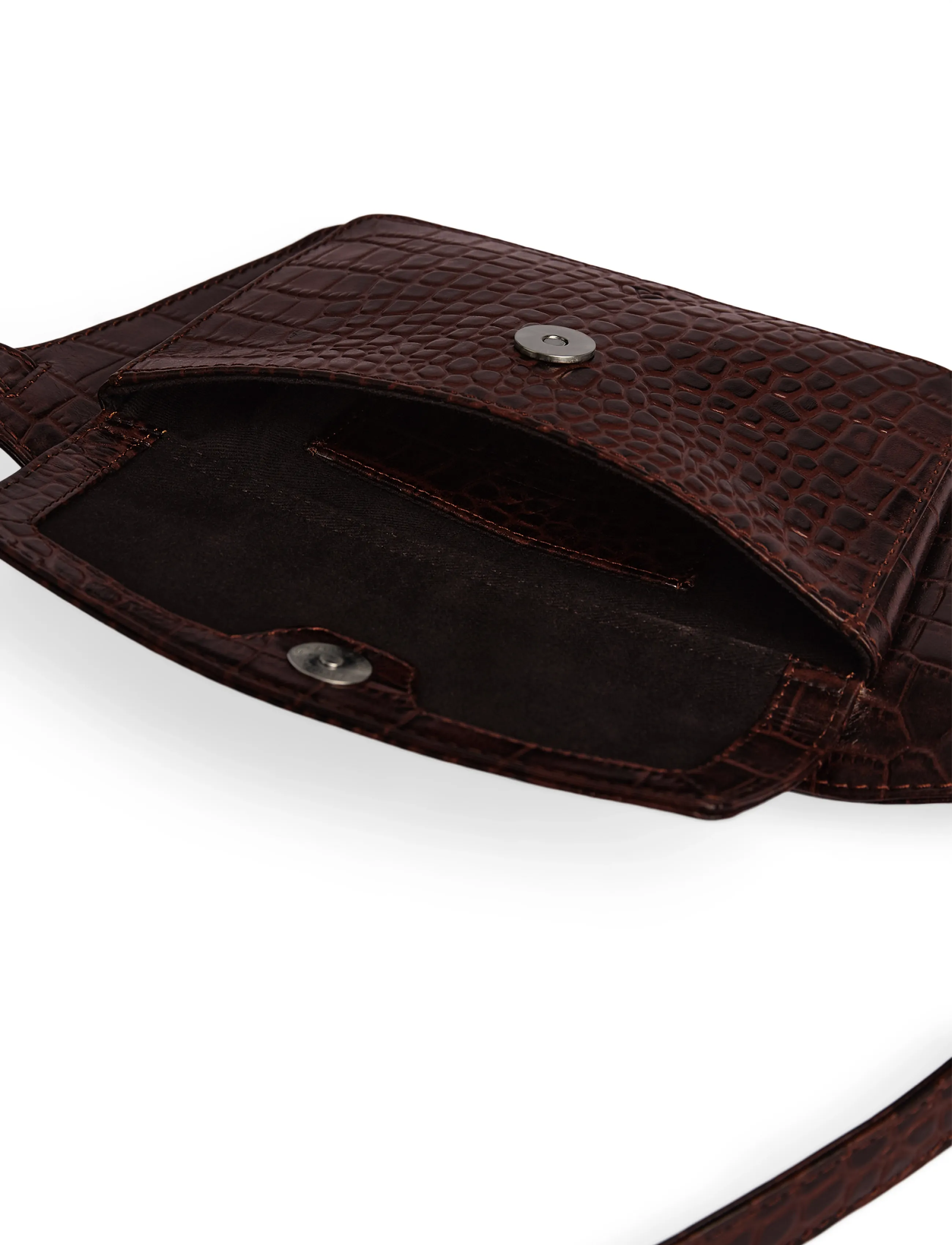 Markberg - ZayaMBG Belt Bag, Croco - espresso brown - 5