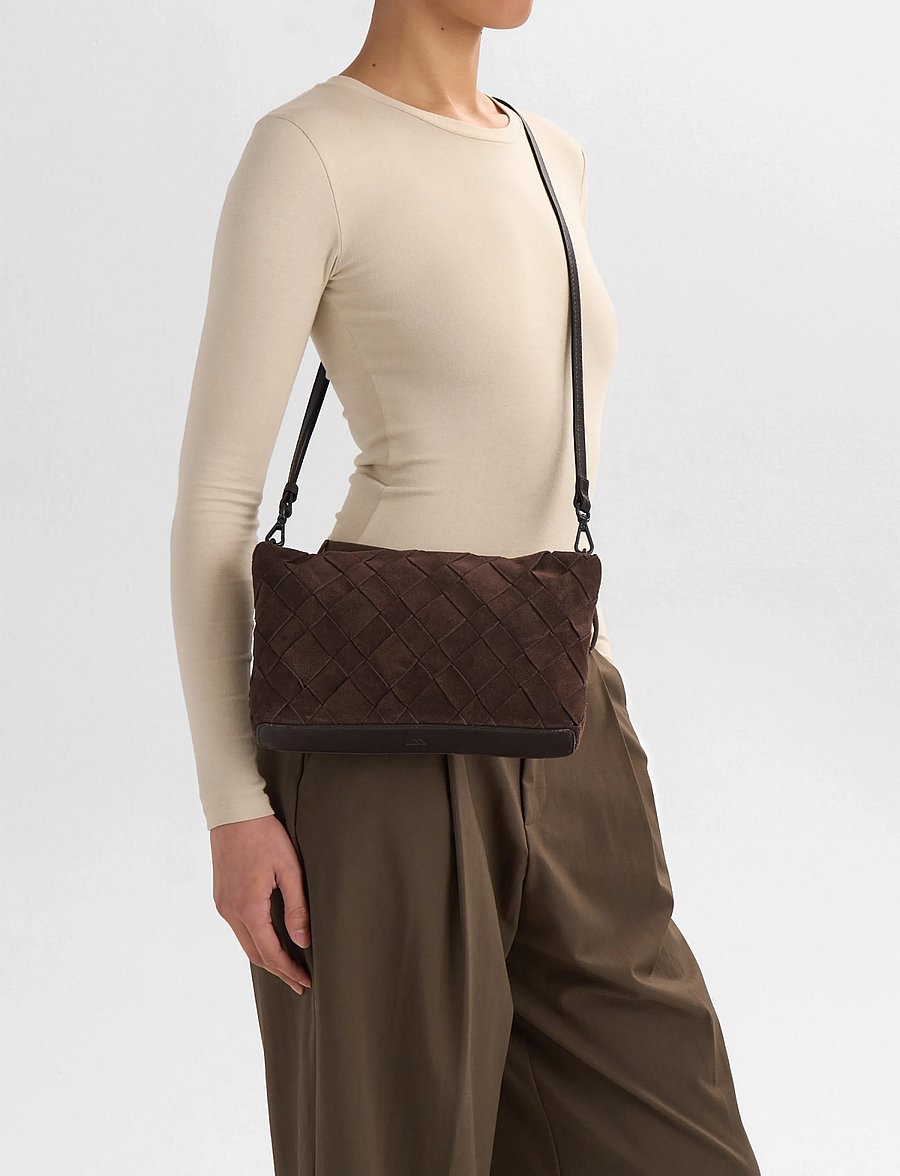 Markberg - CelinMBG Cross. Bag, Sue.Weave - moetrendid - dark brown - 0