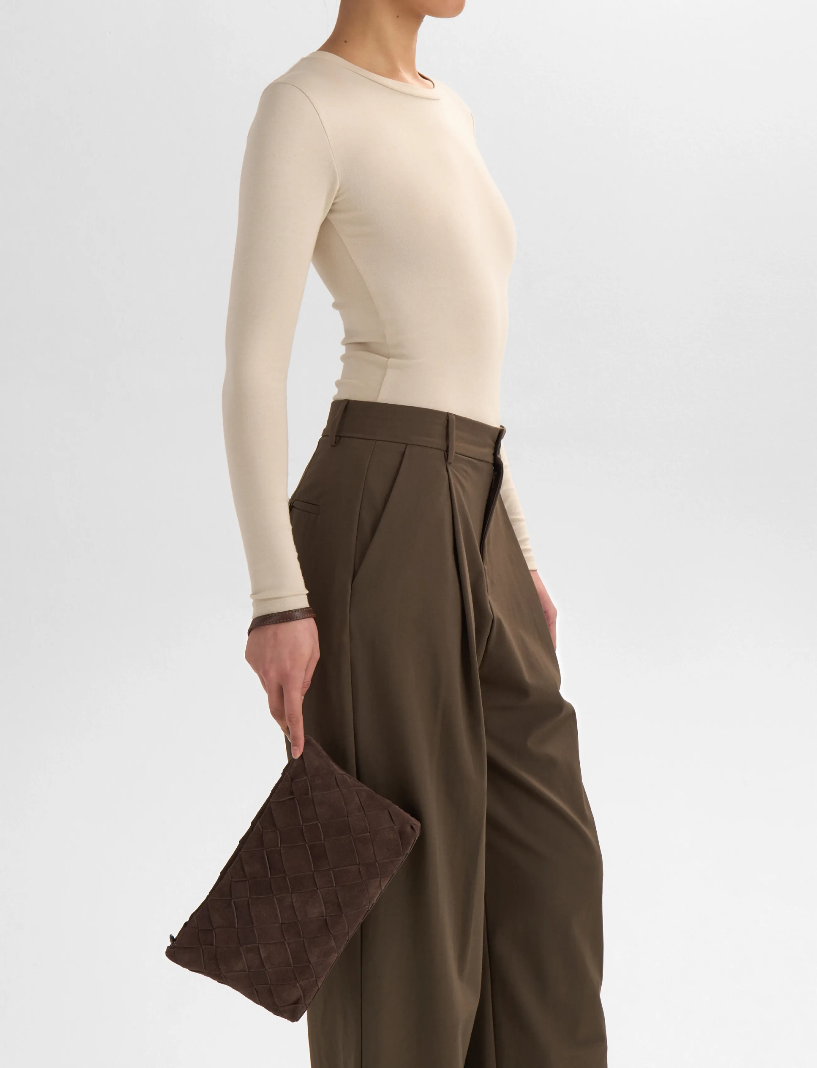 Markberg - CelinMBG Cross. Bag, Sue.Weave - dark brown - 5
