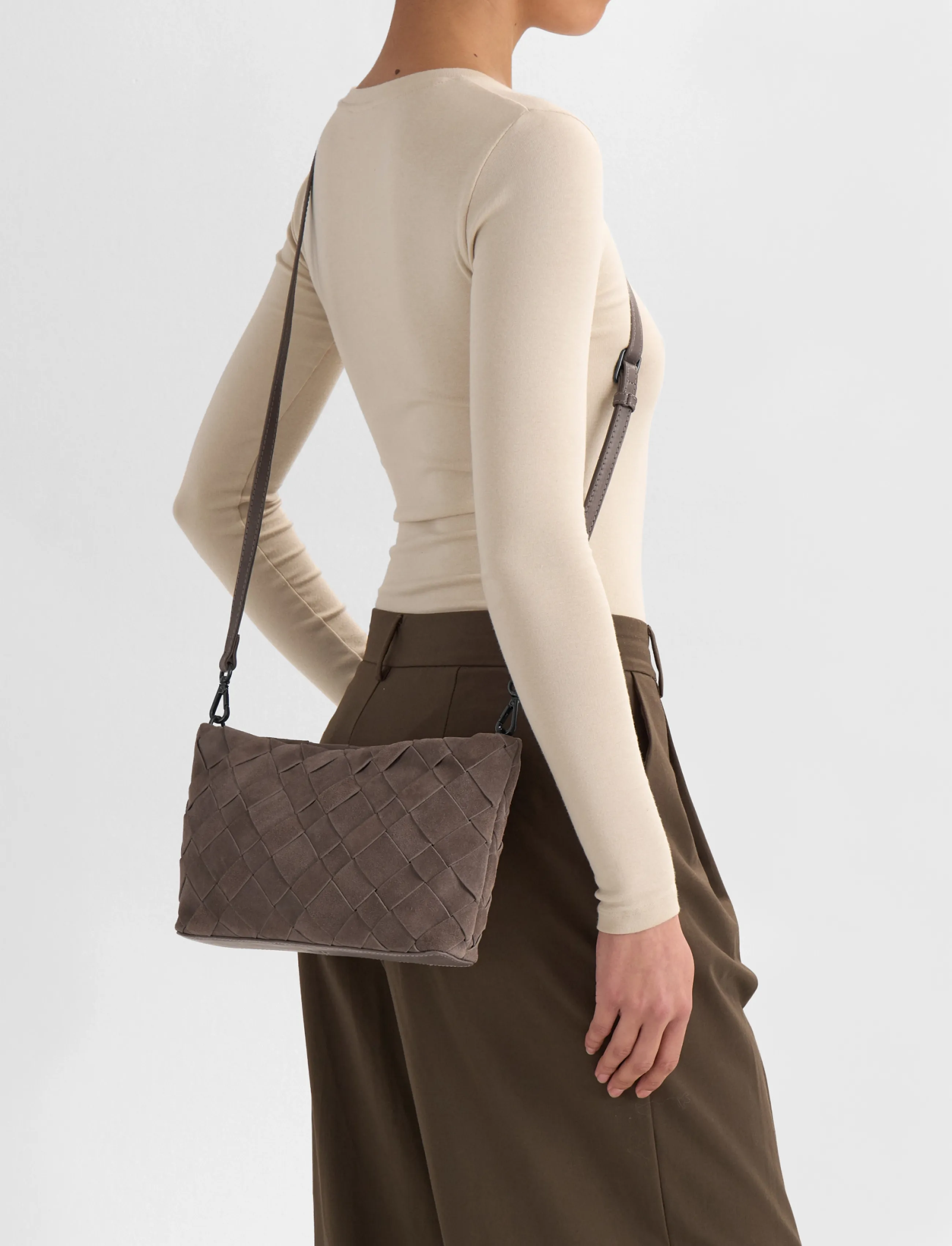 Markberg Celinmbg Cross. Bag, Sue.weave, One Size, Bags, Braun - Crossbody Frauen