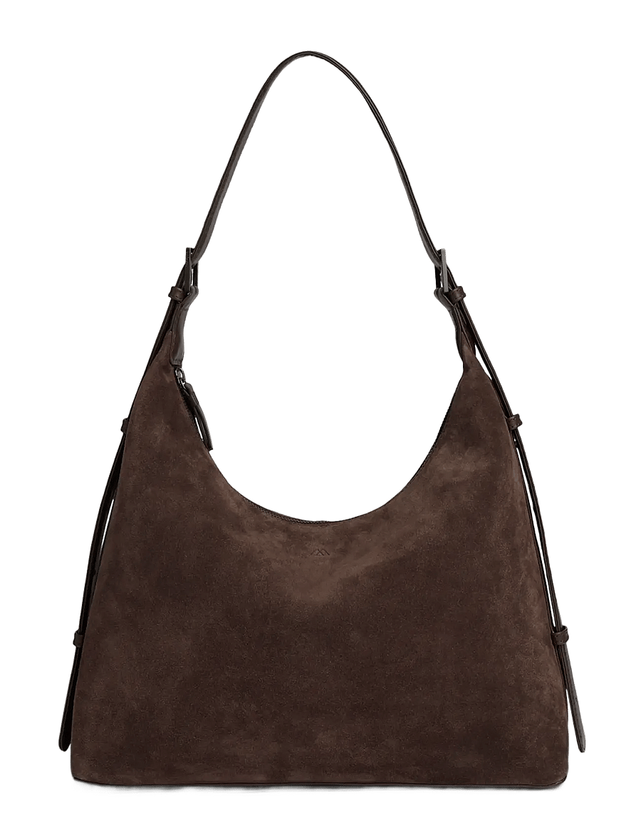 Markberg - TribecaMBG Bag, Suede - fashion trends - dark brown - 1
